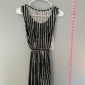 navy blue midi dress